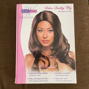 Secret Wishes Salon Quality Wig, 51716 “Cecilia” Brunette